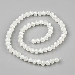 Electroplate Glass Beads Strands&nbsp;EGLA-A034-J6mm-A08