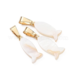 Natural Sea Shell Pendants&nbsp;PALLOY-JF05362