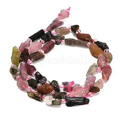 Raw Rough Natural Multicolor Tourmaline Beads Strands&nbsp;GG-CBAA9B4-F01