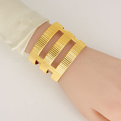 Elegant 304 Stainless Steel Cuff Bangles for Women&nbsp;RI2823-2