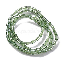 Transparent Electroplate Glass Beads Strands&nbsp;EGLA-H107-02A-PL04