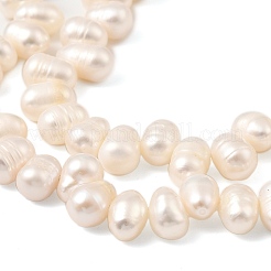 Natural Cultured Freshwater Pearl Beads Strands&nbsp;PEAR-I007-04H-01A