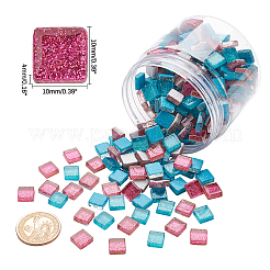 Glitter Glass Cabochons&nbsp;GLAA-FH0001-01C