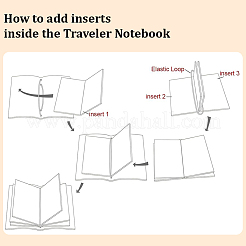 3Pcs A5 Paper Blank Notebooks&nbsp;AJEW-CP0009-80B