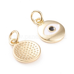 Brass Enamel Charms&nbsp;KK-F814-19G