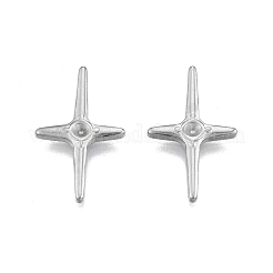Tarnish Resistant 201 Stainless Steel Cabochon Rhinestone Settings&nbsp;STAS-N099-22