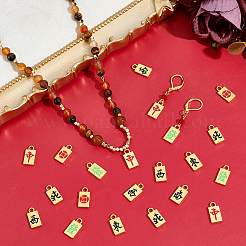 24Pcs 6 Styles Alloy Enamel Pendants&nbsp;ENAM-NB0002-26