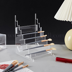 9-Tier Acrylic Pen Riser Display Holders&nbsp;ODIS-WH0086-080