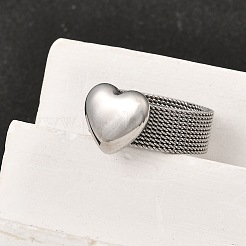 304 Stainless Steel Finger Rings for Women&nbsp;RJEW-K258-11P