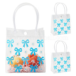 Rectangle Transparent Printed PVC Plastic Gift Tote Bags&nbsp;ABAG-TADJ0002-002F