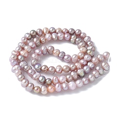 Natural Cultured Freshwater Pearl Beads Strands&nbsp;PEAR-I007-07M-02