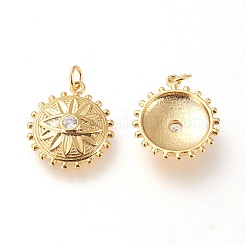 Brass Pendants&nbsp;X-ZIRC-L098-026G