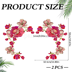 Polyester Clothing Patches&nbsp;PATC-WH0023-65B
