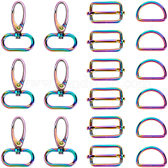 6 Bags 3 Styles Alloy Buckles&nbsp;AJEW-CY0001-81