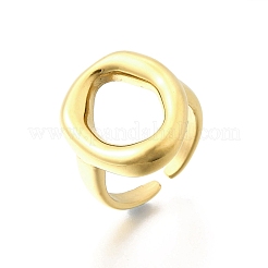 304 Stainless Steel Cuff Rings&nbsp;RJEW-D320-05G