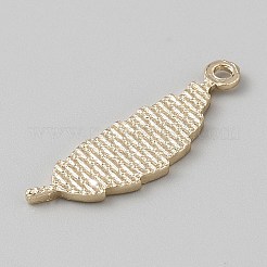 Light Gold Tone Alloy Enamel Pendants&nbsp;FIND-CJC0024-18I-02