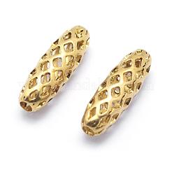 Brass Filigree Beads&nbsp;KK-A143-10C-RS
