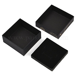 Gold Stamping Planet Cardboard Jewelry Packaging Boxes&nbsp;CON-T002-01C