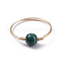 Natural Gemstone Finger Rings&nbsp;RJEW-JR00277-M