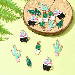 16Pcs 4 Styles Alloy Enamel Pendants&nbsp;ENAM-FS0001-86