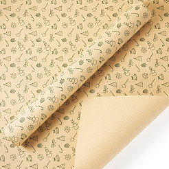 Flower Gift Wrapping Paper&nbsp;DIY-TAC0020-52A