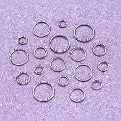 1600 pcs Iron Open Jump Rings&nbsp;IFIN-MSMC010-04P-NF