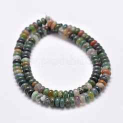 Natural Indian Agate Beads Strands&nbsp;X-G-F349-01-6x4mm