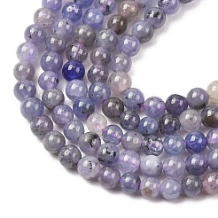 Natural Tanzanite Beads Strands&nbsp;G-H358-A08-3mm-01