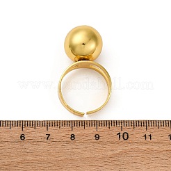 Brass Cuff Rings&nbsp;RJEW-D323-01G