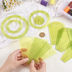 Acrylic Sewing Patchwork Ruler Sets&nbsp;DIY-WH0028-98