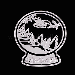 Christmas Theme Frame Carbon Steel Cutting Dies Stencils&nbsp;DIY-F046-20