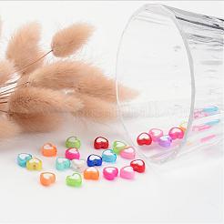 Transparent Heart Acrylic Beads&nbsp;X-TACR-S117-M