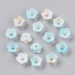 Frosted Transparent Acrylic Beads&nbsp;OACR-N137-72I