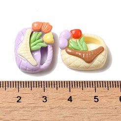 Opaque Resin Decoden Cabochons&nbsp;CRES-B019-03