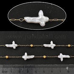 Ion Plating(IP) 304 Stainless Steel Flower Link Chains&nbsp;CHS-H034-03G-01