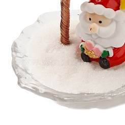Christmas Natural Gemstone Chips Tree Decorations&nbsp;DJEW-K028-02E