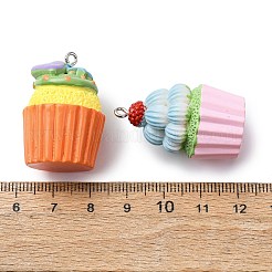 Opaque Resin Pendants&nbsp;X-RESI-K049-03