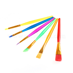 Plastic Children's Nylon Brush Head Tempera Paint Brush Set&nbsp;DRAW-PW0001-095