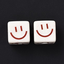 Opaque Printed Acrylic Beads&nbsp;LS-MACR-C007-01L