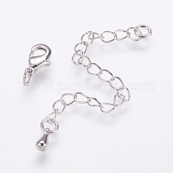 Long-Lasting Plated Brass Chain Extender&nbsp;X-KK-F711-10P