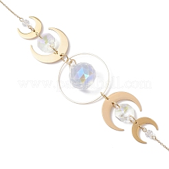 Teardrop Glass Hanging Suncatchers&nbsp;HJEW-JM04401