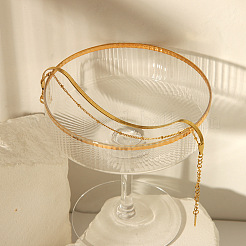 Double Layer Stainless Steel Snake Chain Anklets&nbsp;WG0E2ED-03