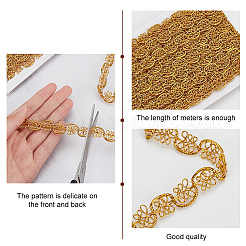 13M Filigree Polyester Lace Trim&nbsp;OCOR-WH0082-71A