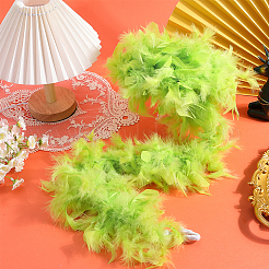 Turkey Feather Fluff Boa for Dancing&nbsp;DIY-WH0568-10E