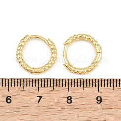 Brass Huggie Hoop Earrings&nbsp;KK-CBA8324-18C-G