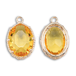 Transparent K9 Glass Pendants&nbsp;GLAA-N038-64