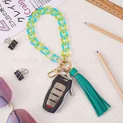 Chain Link Wristlet Keychain&nbsp;HJEW-SW00014-01