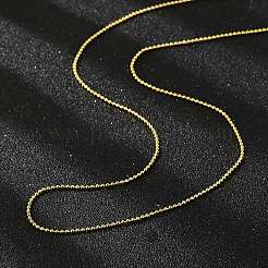 Brass Ball Chain Necklaces&nbsp;MAK-L009-06G