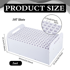 187 Holes PVC Pen Holder&nbsp;AJEW-PH0010-16B