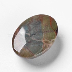 Natural Flower Agate Cabochons&nbsp;X-G-F296-01-25x18mm